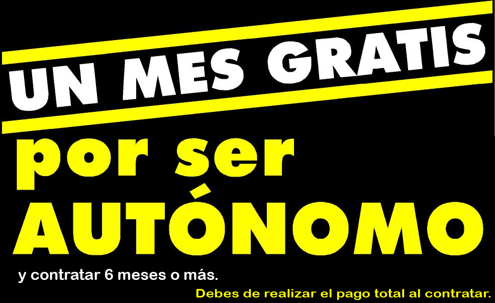 Promocion especial para autonomos