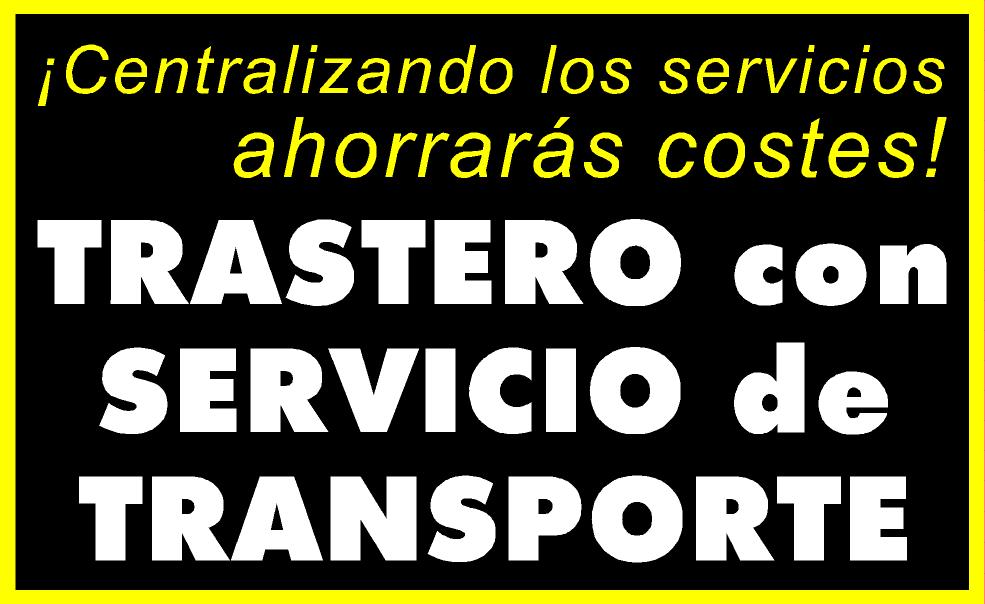 Promocion para trasteros con servicio de trasnporte